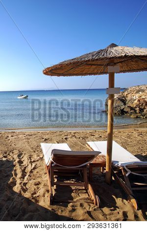 Beautiful Detail Of Farangas Beach, Paros, Greece