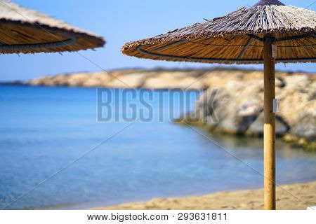 Beautiful Detail Of Farangas Beach, Paros, Greece