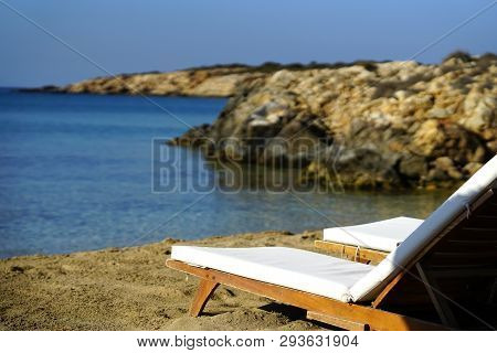 Beautiful Detail Of Farangas Beach, Paros, Greece