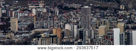 View To Tbilisi City From The Hill Top