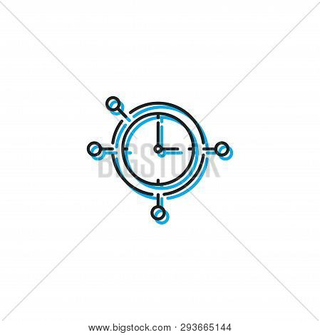 Project Or Team Management Icon Vector Design Isolated