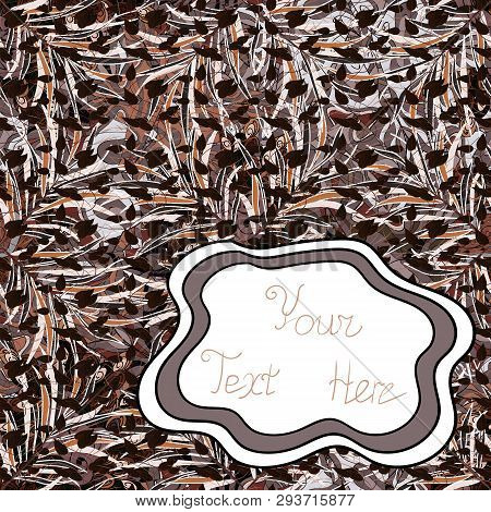 Brown, Gray And White On Colors. It Can Be Used On Sketch, Wrapping Boxes, Mug Prints, Baby Apparels