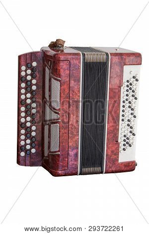 Classical Music Bayan Isolated On White Background