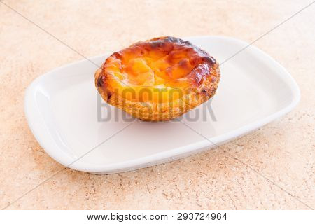 Pastel De Nata Is A Portuguese Egg Tart Pastry, Common In Portugal, The Lusosphere Countries And Reg