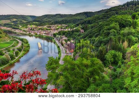 Cochem A Town On The Moselle River
