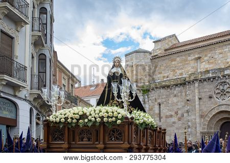 Holy Thursday Procession In Zamora, Spain