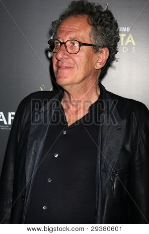 LOS ANGELES - JAN 27: Geoffrey Rush ankommer til den australske ACADEMY INTERNATIONAL AWARDS på Soho 
