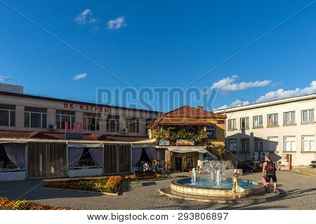 Chernomorets, Bulgaria - August 11, 2018: Typical Street Of Village Of Chernomorets, Burgas Region, 