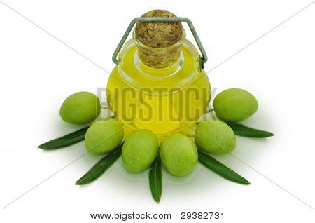 Organik yeşil zeytin