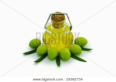 Organik yeşil zeytin