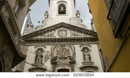 Rio De Janeiro, Brazil- 25, May, 2016: Exterior View Of The Church Of Our Lady Lapa Merchant In Rio