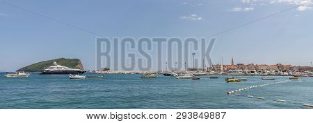 Boat Trip Along The Coast Of Budva In Montenegro
