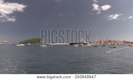 Boat Trip Along The Coast Of Budva In Montenegro