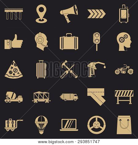 Supplier Icons Set. Simple Set Of 25 Supplier Vector Icons For Web For Any Design