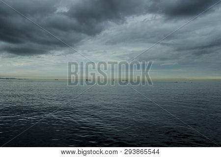 Clouds, Sea, Trieste, Past, Future And Present