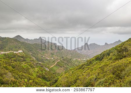 Las Montanas de Anaga. Anaga Natural Park Green Mountains. Tenerife, Spain.