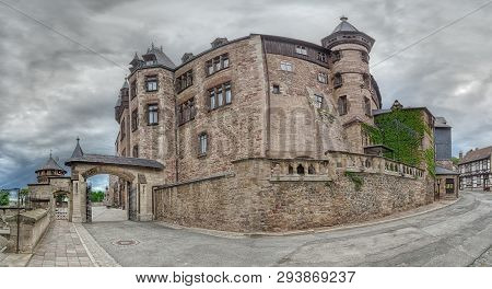 Wernigerode Castle In The Morning In Germany. Harz