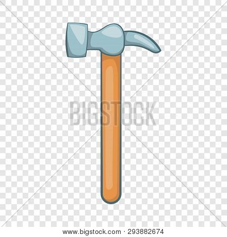 Carpenter Hammer Icon. Cartoon Illustration Of Hammer Vector Icon For Web Design