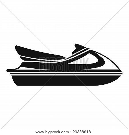 Jet Ski Icon. Simple Illustration Of Jet Ski Vector Icon For Web Design Isolated On White Background