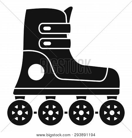 Race Inline Skates Icon. Simple Illustration Of Race Inline Skates Vector Icon For Web Design Isolat