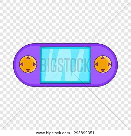 Portable Game Console Icon. Cartoon Illustration Of Console Vector Icon For Web Design