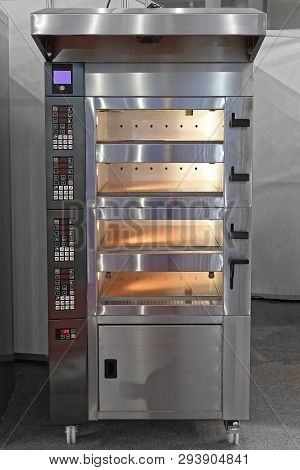 Four Level Deck Oven In Commercial Bakery