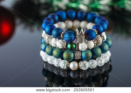 Beautiful Jewelry Made Of Natural Stones And Exquisite Accessories