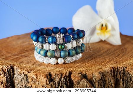 Beautiful Jewelry Made Of Natural Stones And Exquisite Accessories