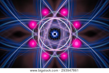 Digital Generated Image In The Form Of Abstract Geometric Shapes Of Various Shades And Colors For Us