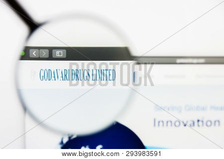 San Francisco, California, Usa - 29 March 2019: Illustrative Editorial Of Godavari Drugs Website Hom