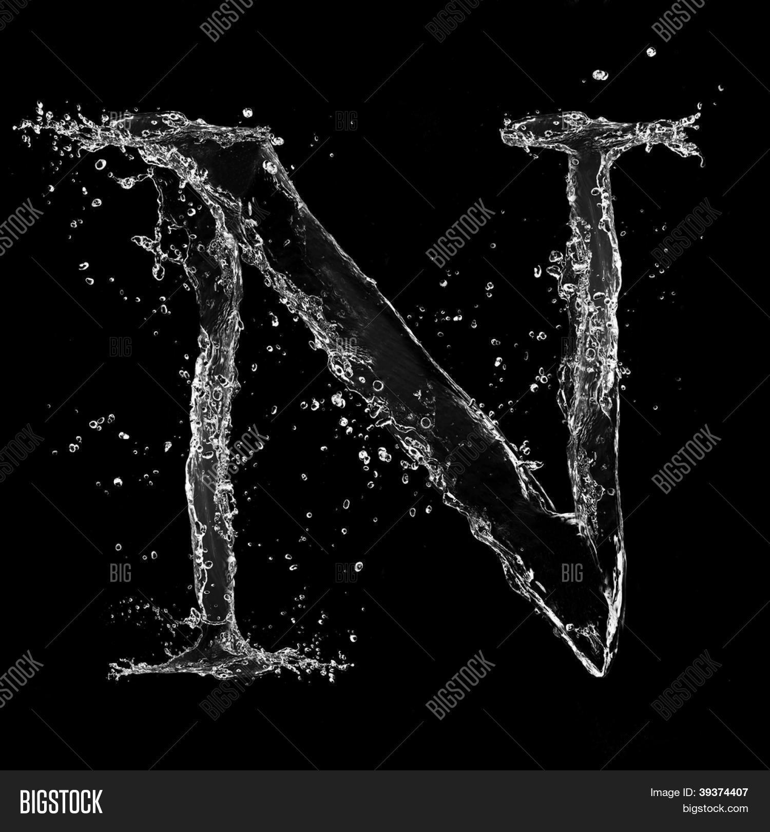 Water Splashes Letter Image & Photo (Free Trial) | Bigstock