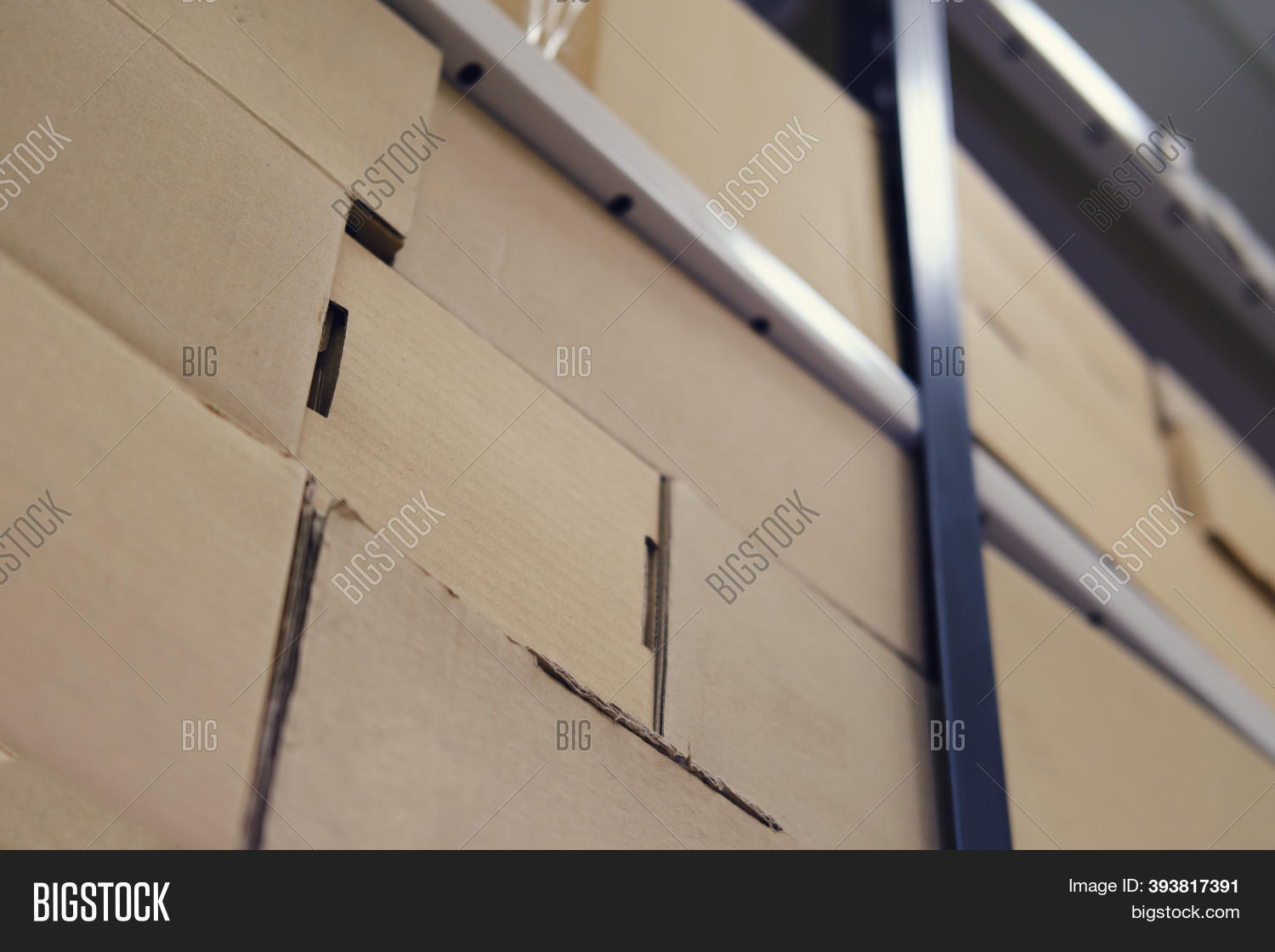 Warehouse Filled Boxes Image & Photo (Free Trial) Bigstock