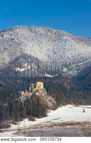 Likava ruins near Ruzomberok in Chocske mountains, Slovakia
