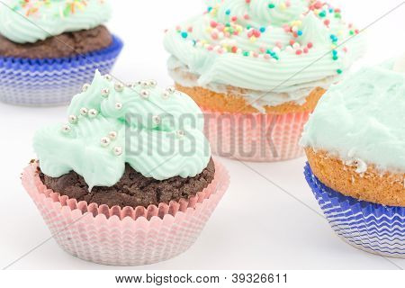 cupcakes med buttercream