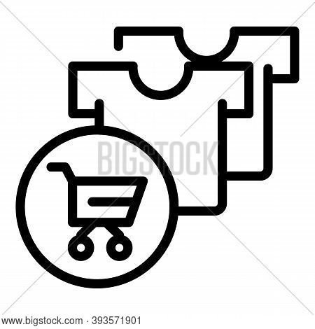 Add Item Cart Icon. Outline Add Item Cart Vector Icon For Web Design Isolated On White Background