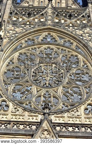 Czech Republic, Prague 27,03,2015 Details Of St. Vitus Cathedral At Prague Castle