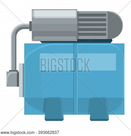 Compressor Pump Icon. Cartoon Of Compressor Pump Vector Icon For Web Design Isolated On White Backgr