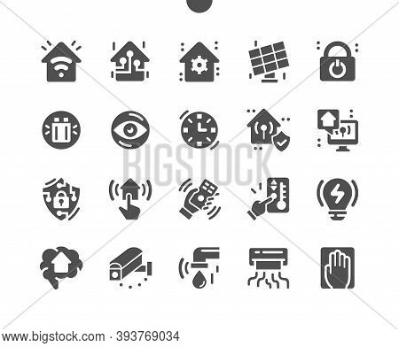 Smart House Automation Control System. Innovation Technology Internet Network. Smart Home Controlled