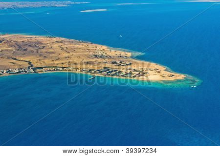 Kilátás A repülőgép ablakból