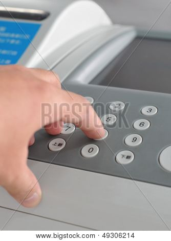 finger skubbe faxen