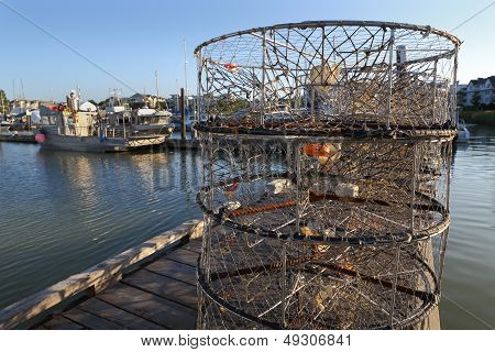 Crab Pots on the Dock, Steveston