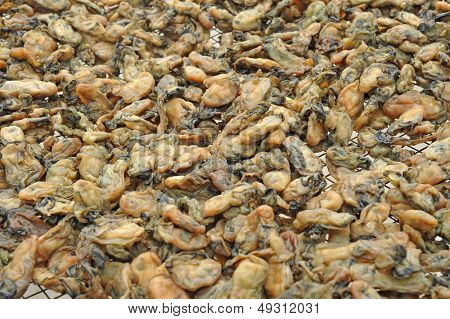 gedroogde oesters