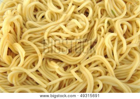 nudle Mie z Číny jako pozadí