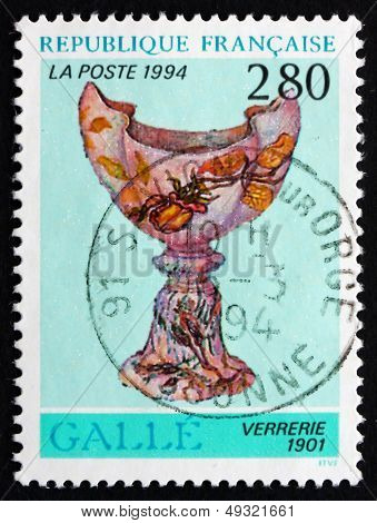 Postage Stamp France 1994 Glassware, 1901, By Emile Galle