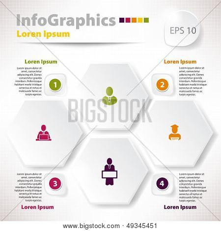 Modern Vector Elements For Infographics With Rhombus For Business Design