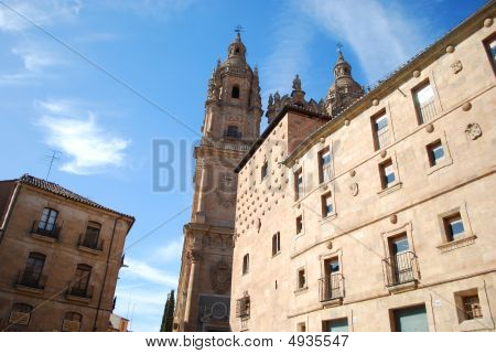 Universidade e casa das conchas em Salamanca, Espanha