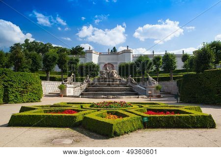 Garden Park In Dobris