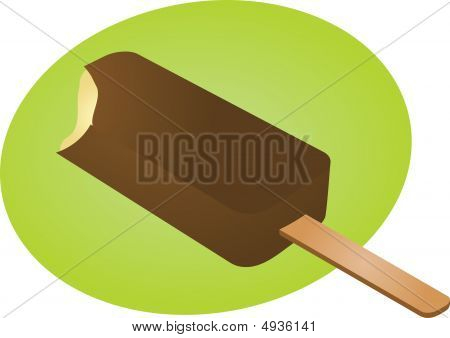 Zmrzlina mražené potěšení ilustrace