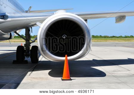 Vervoer door de lucht: Jet Engine Detail