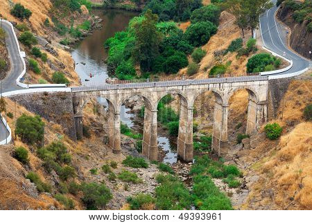 Arched Road Bridge